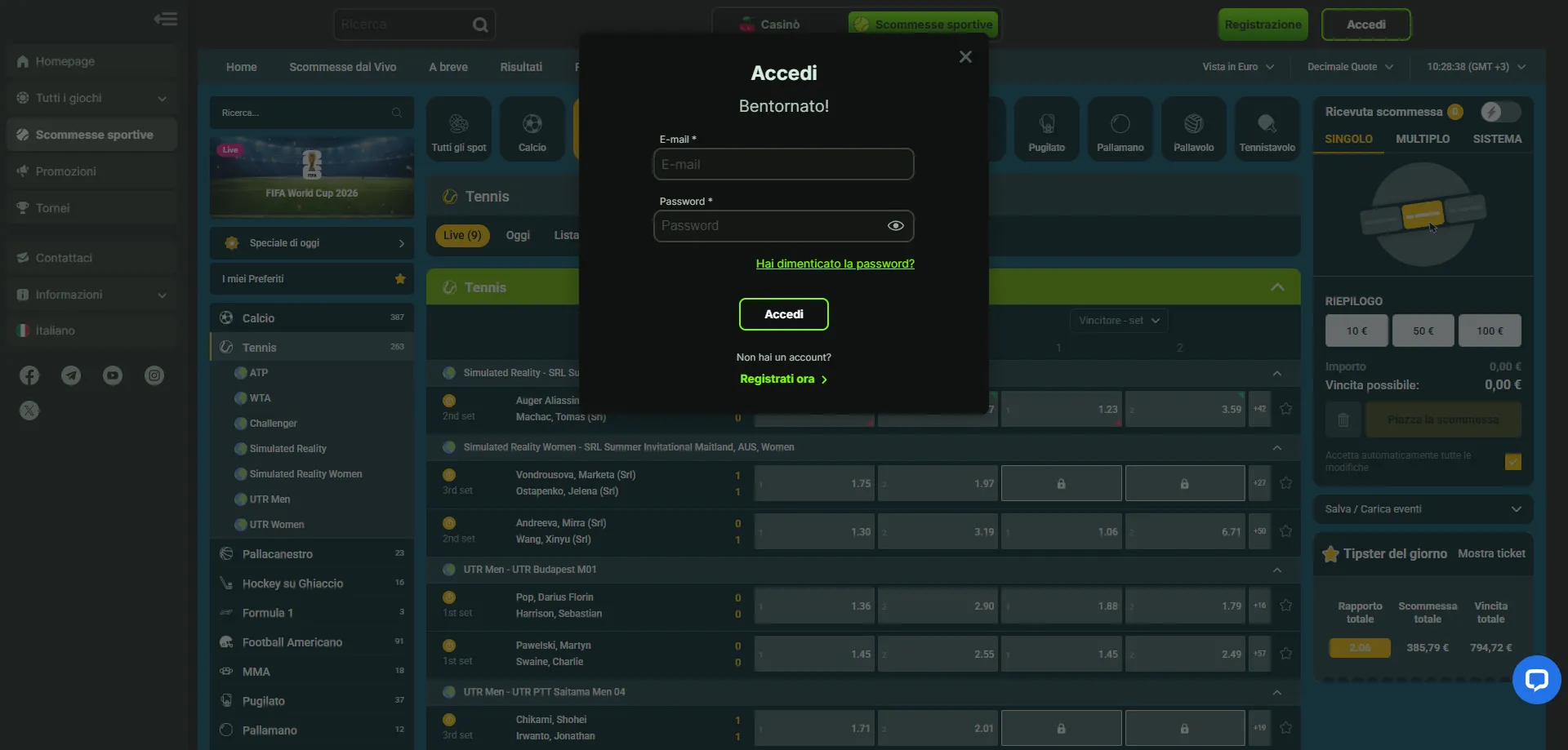 WeltBet Casino login sicuro e protezione account giocatori